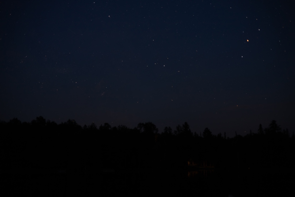 Stars over Lake Abanakee